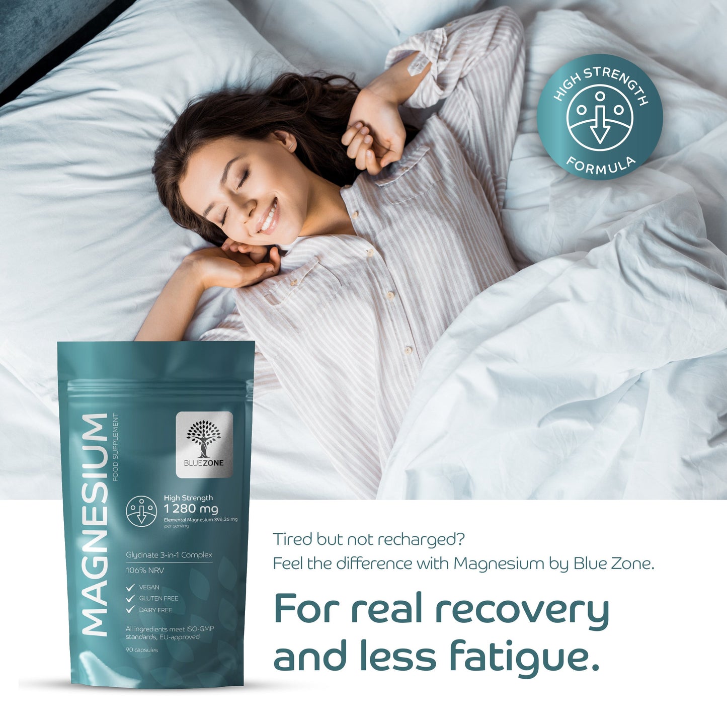 Magnesium Glycinate 3-in-1 Complex 106% NRV That Powers More Than Muscle