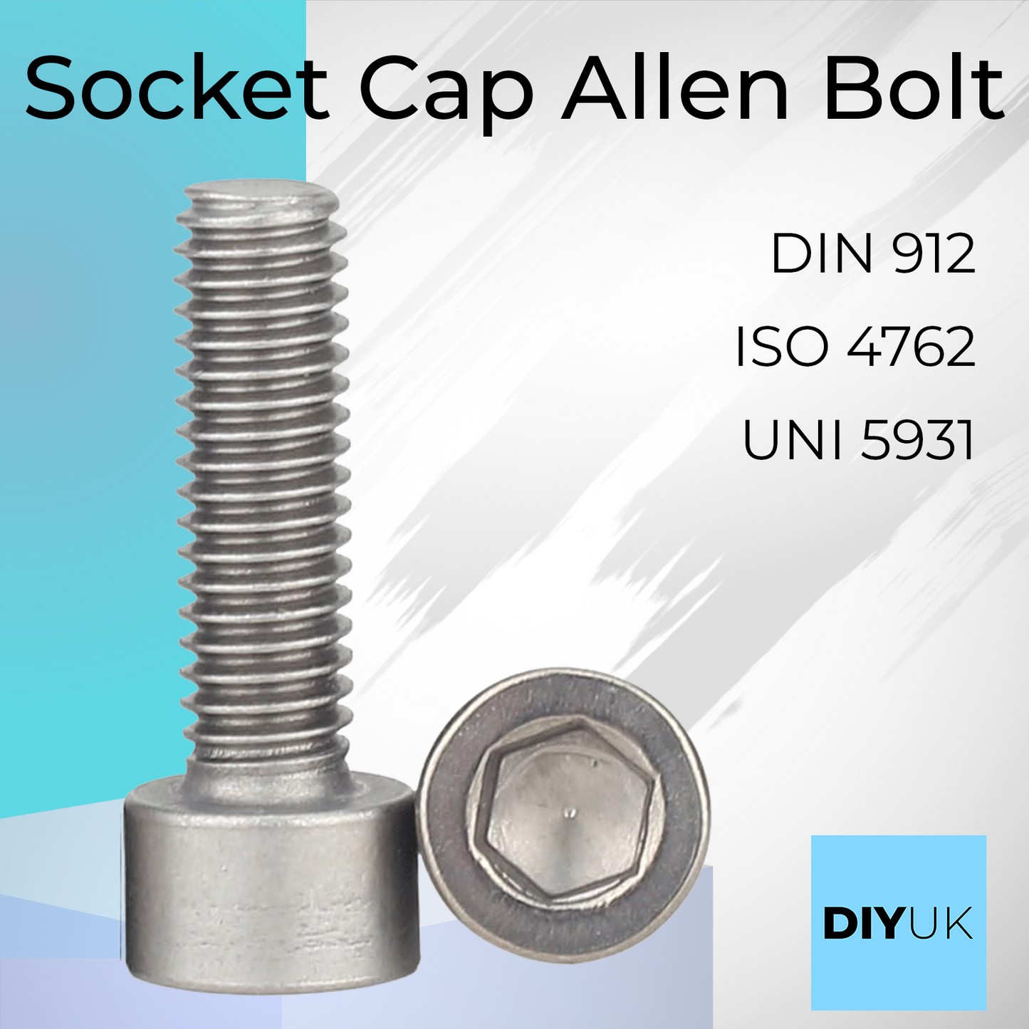 Allen Socket Cap Head Screws Bolts DIN 912 A2 Stainless Steel
