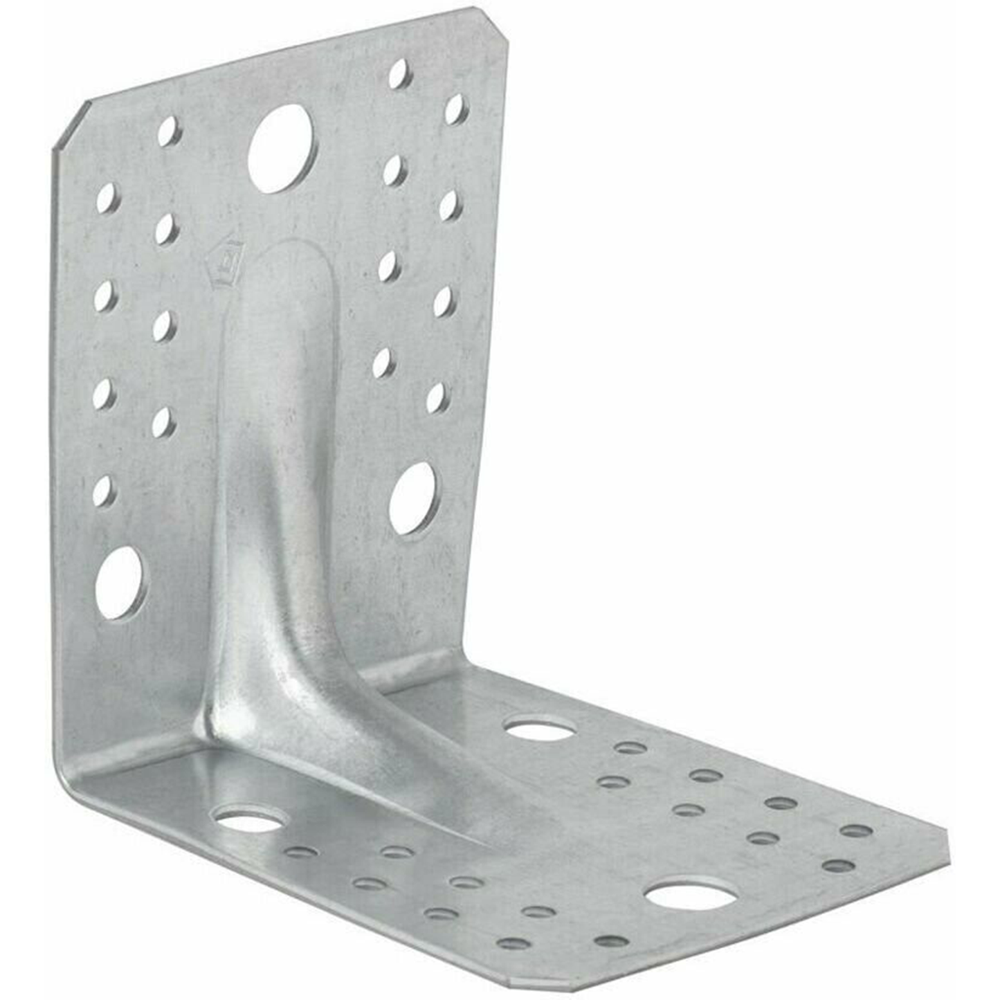 DIYUK Angle Bracket Heavy Duty 2.5mm Galvanised Steel Metal Corner Braces for Joining, Bracing, and Reinforcing