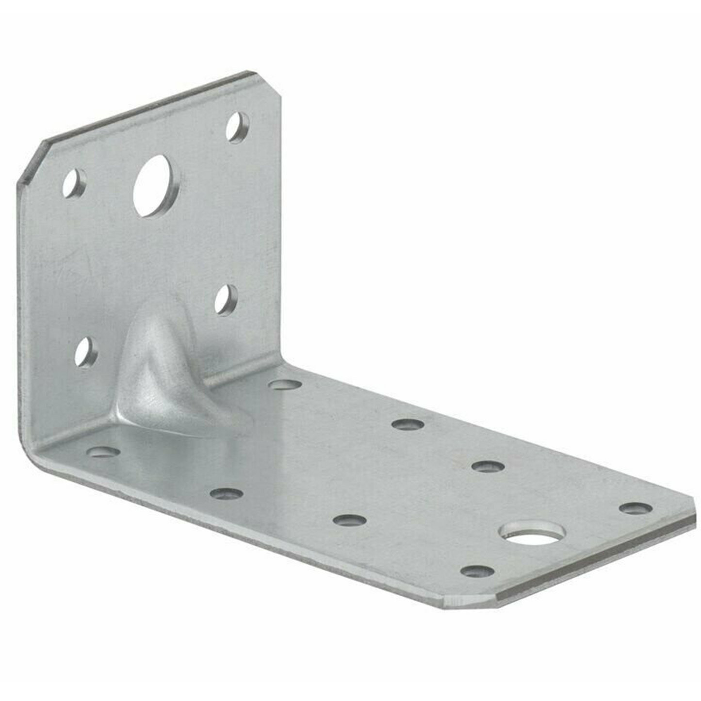 DIYUK Angle Bracket Heavy Duty 2.5mm Galvanised Steel Metal Corner Braces for Joining, Bracing, and Reinforcing