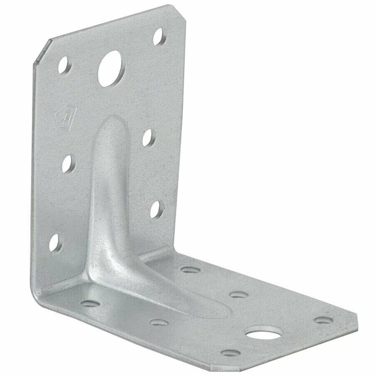 DIYUK Angle Bracket Heavy Duty 2.5mm Galvanised Steel Metal Corner Braces for Joining, Bracing, and Reinforcing