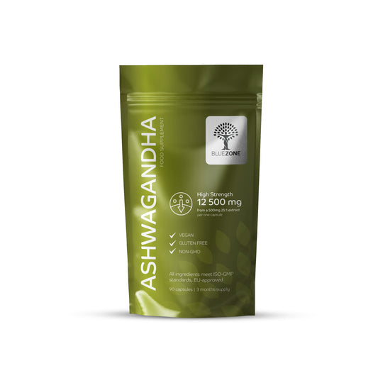 Ashwagandha 12500mg per capsule, That Calms Your Mind. Focuses Your Energy. Naturally