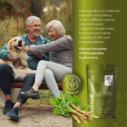 Ashwagandha 12500mg per capsule, That Calms Your Mind. Focuses Your Energy. Naturally