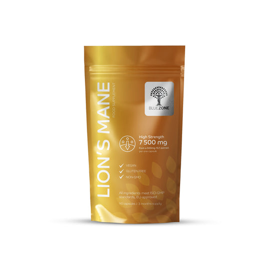 Lion’s Mane 7500mg per capsule for Clarity, Calm and Cognitive Strength