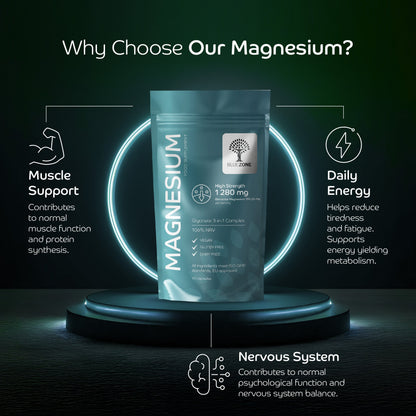 Magnesium Glycinate 3-in-1 Complex 106% NRV That Powers More Than Muscle