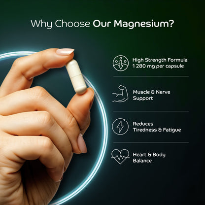 Magnesium Glycinate 3-in-1 Complex 106% NRV That Powers More Than Muscle