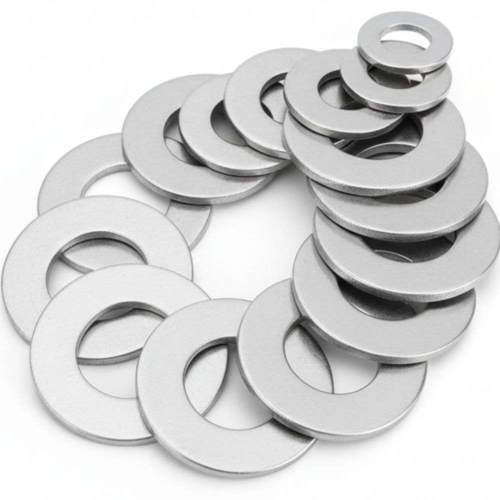 Flat Washers DIN 125 / ISO 7089 Form A - A4 (316) Marine Grade Stainless Steel - Metric Sizes M1.6 to M30