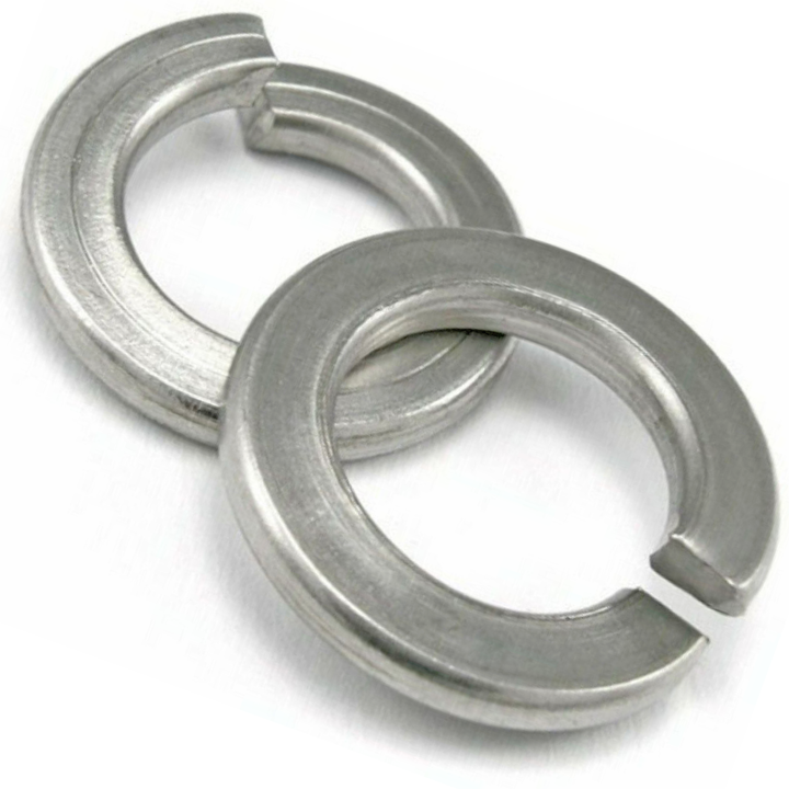 Spring Washers Rectangular Stainless Steel A2 Split Lock DIN 127