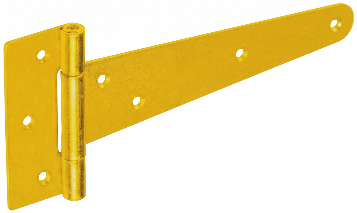 Tee Hinges GOLD GALVANISED Heavy Duty High Quality Strap T Hinge Door Gate Shed - DIYUK