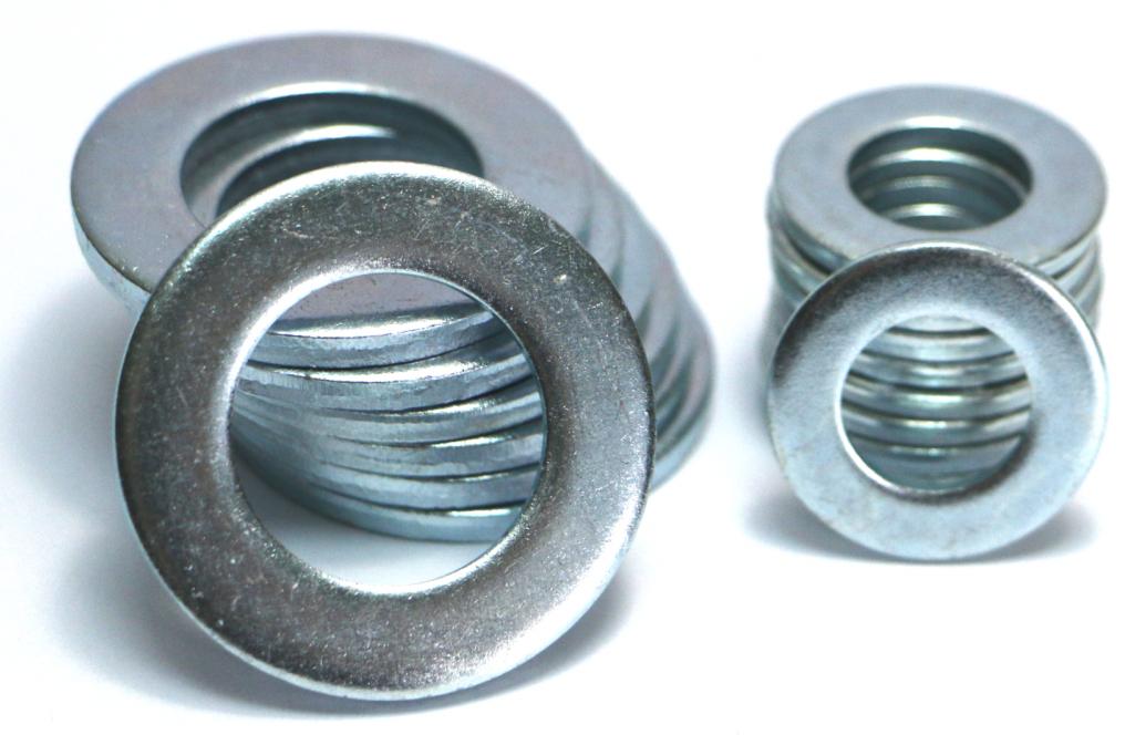 Flat Washers DIN 125 Form A, Steel Zinc Plated (ISO 7089), M3 to M36 - DIYUK
