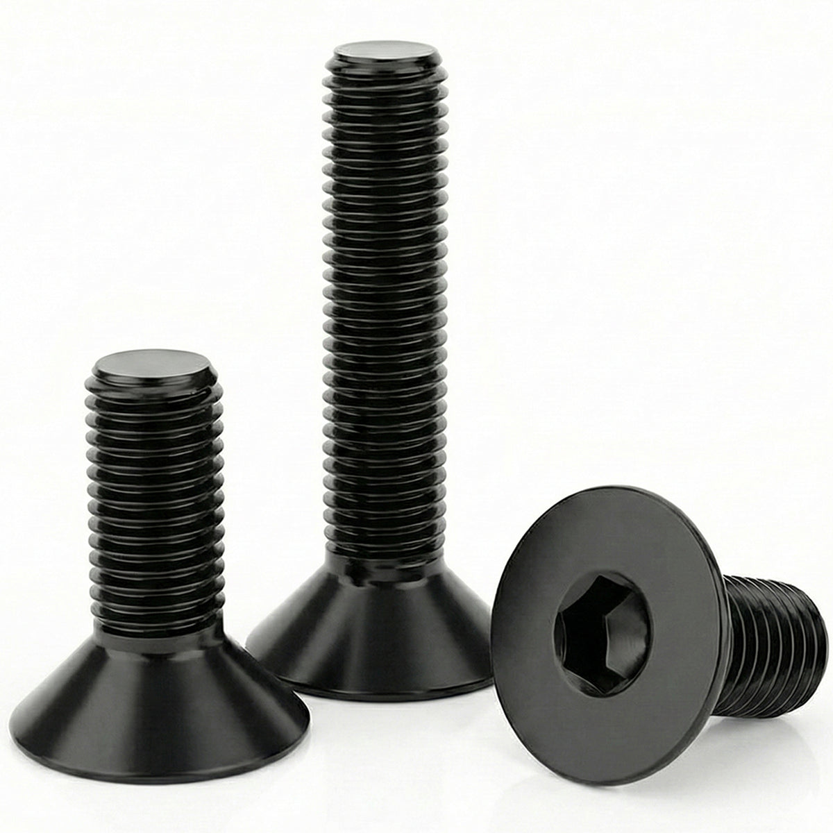Black Hex Socket Countersunk Bolts - DIN 7991 Grade 10.9