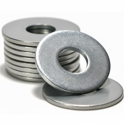Penny Washers | Large Extra Wide Flat Repair Washers Form G | Steel with Bright Zinc Plated (BZP) Finish | DIN 9021 | Metric Sizes M4 to M30