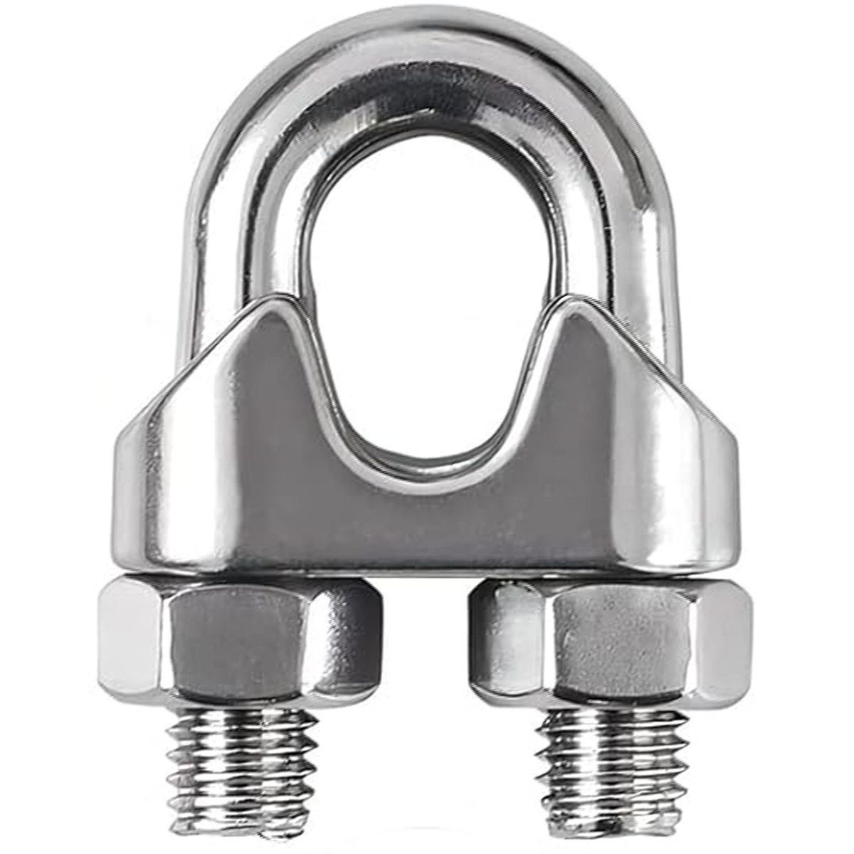 Heavy-Duty Galvanised Wire Rope Clamps (DIN 741 U-Bolt Cable Clips)