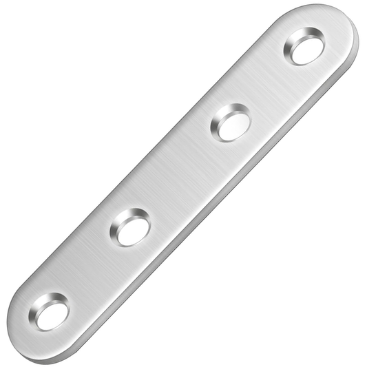 Flat Brackets For Wood, Straight Brace, Mending Plates Premium Steel Galvanised Connecting Repair Fixing
