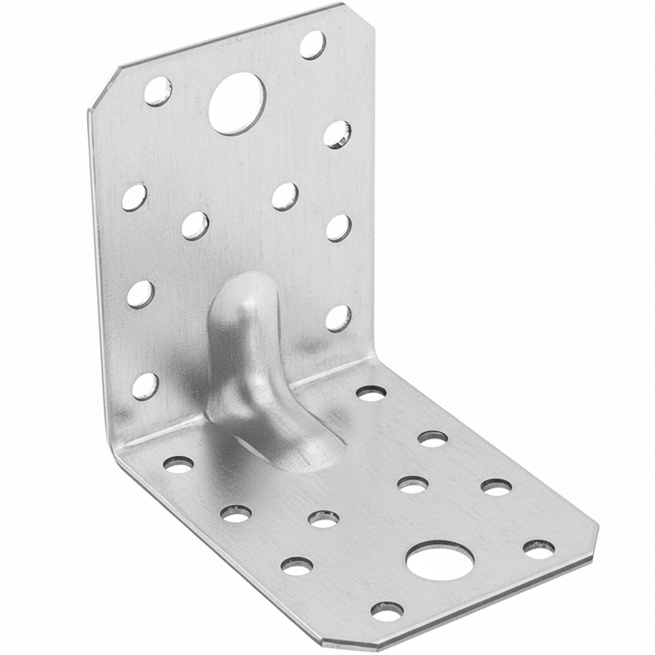 Heavy Duty Galvanised Angle Corner Bracket 70x70x55x2.0mm L Brace