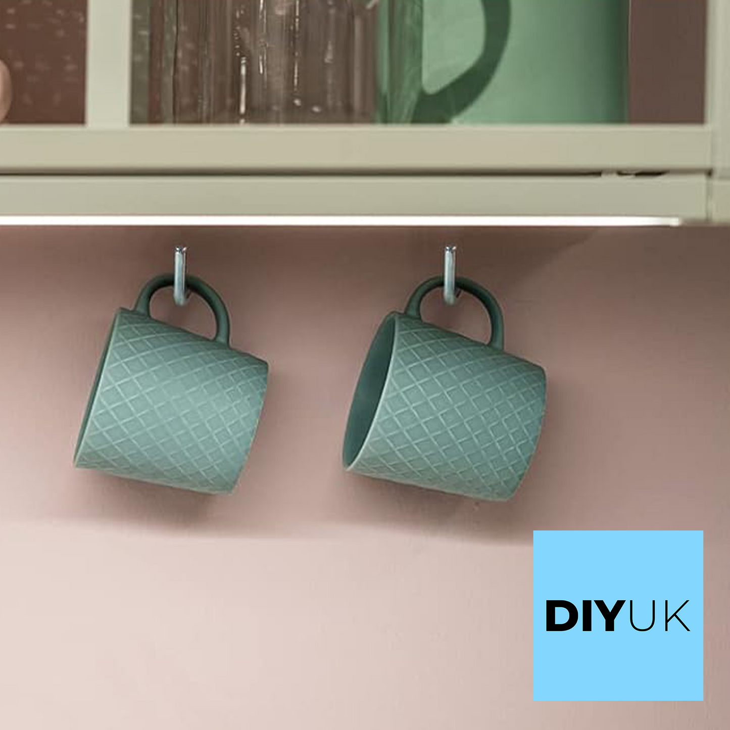 Hooks For Hanging L Shape with Nylon Wall Plugs, Square Screws Hook Wall Hanger