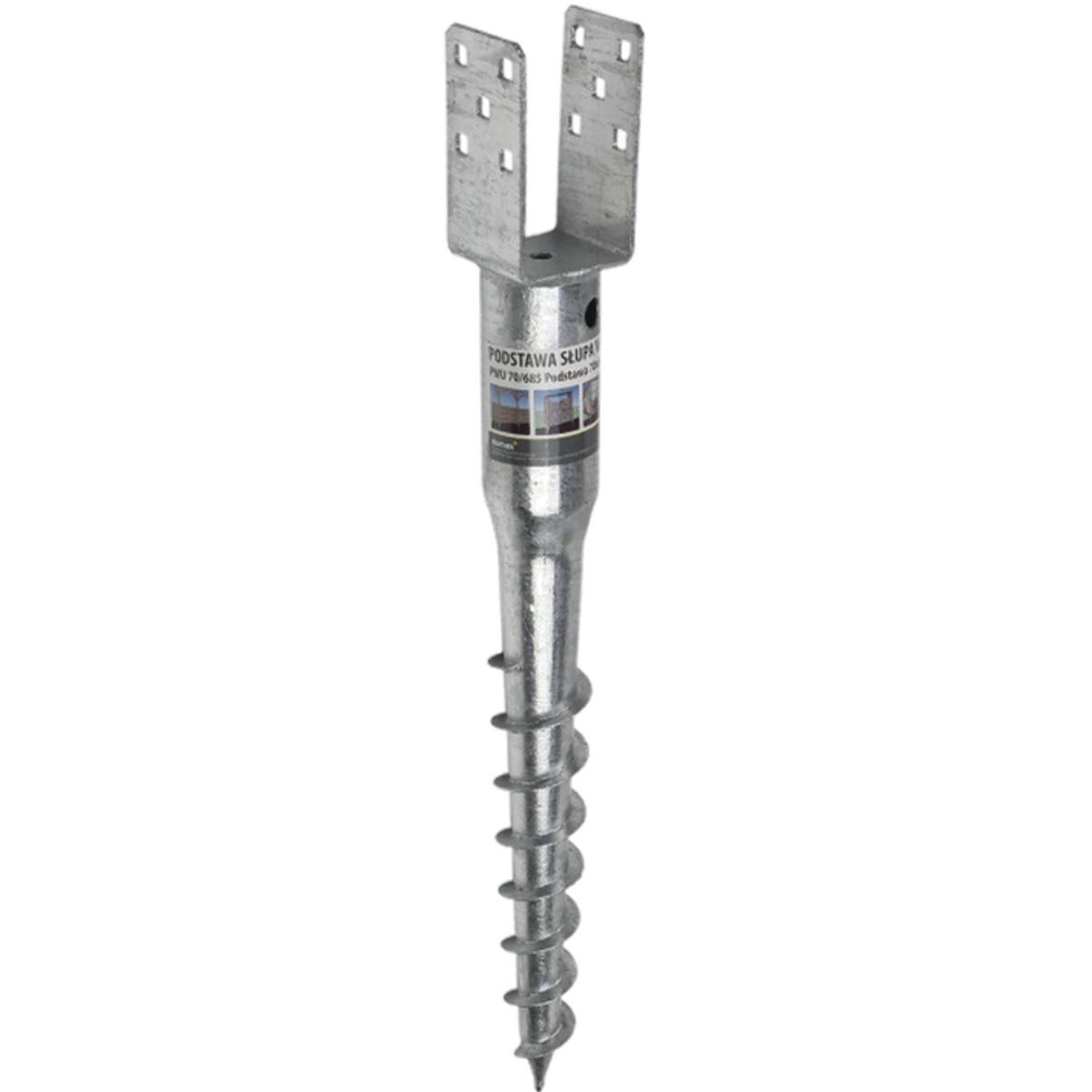 Fence Post Support Spike GROUND SCREW Holder Anchor Square 80/90/100/120 mm