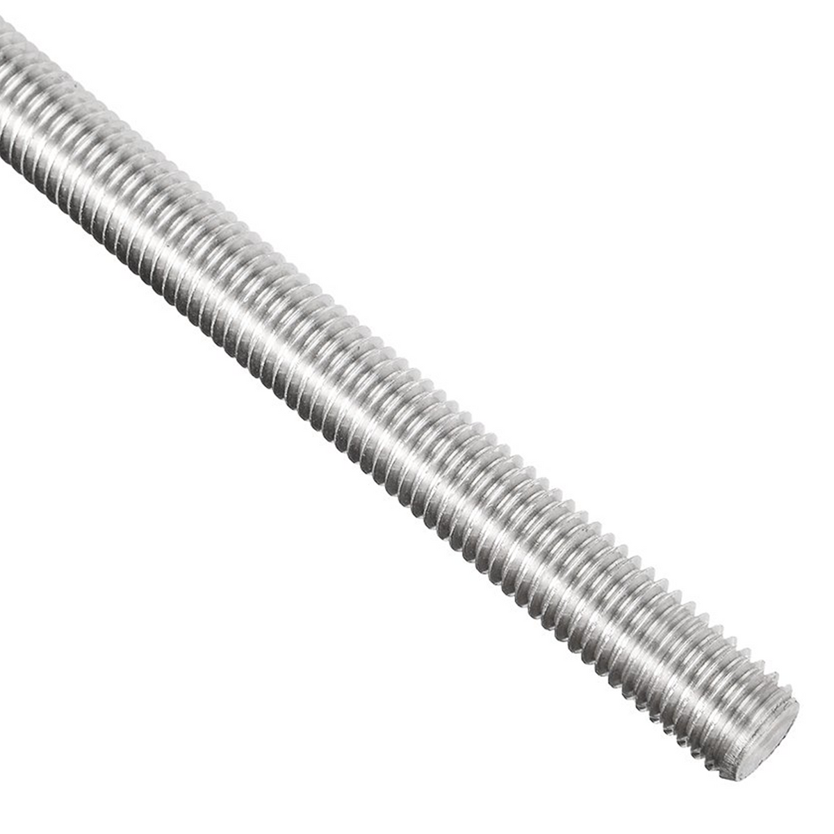 Fully Threaded Stud Bolts A2 Stainless Steel Right-Hand Thread Metal Rod for Studding, Durable Bolt Pole