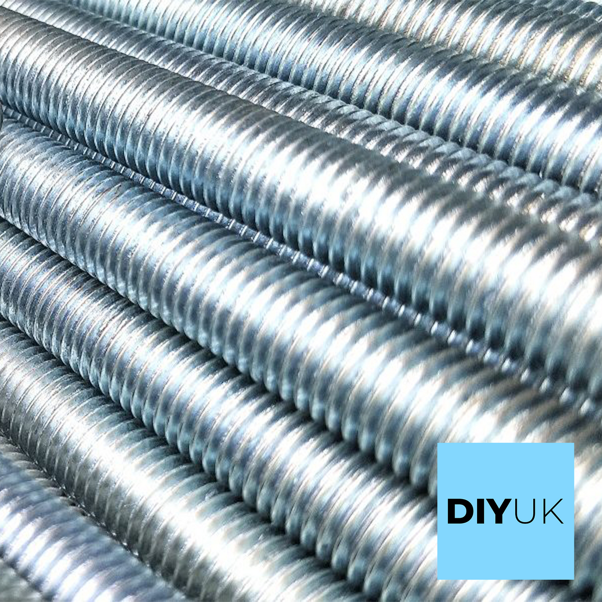 Fully Threaded Stud Bolts A2 Stainless Steel Right-Hand Thread Metal Rod for Studding, Durable Bolt Pole