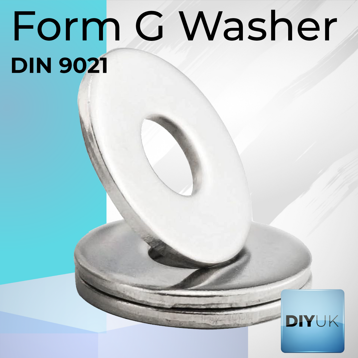 A2 Stainless Steel Penny Washers DIN 9021 - Large Flat Repair Washers
