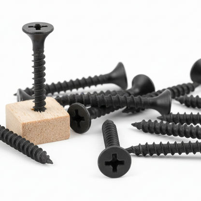 Coarse Thread Drywall Screws for Timber | Black Phosphate | DIYUK