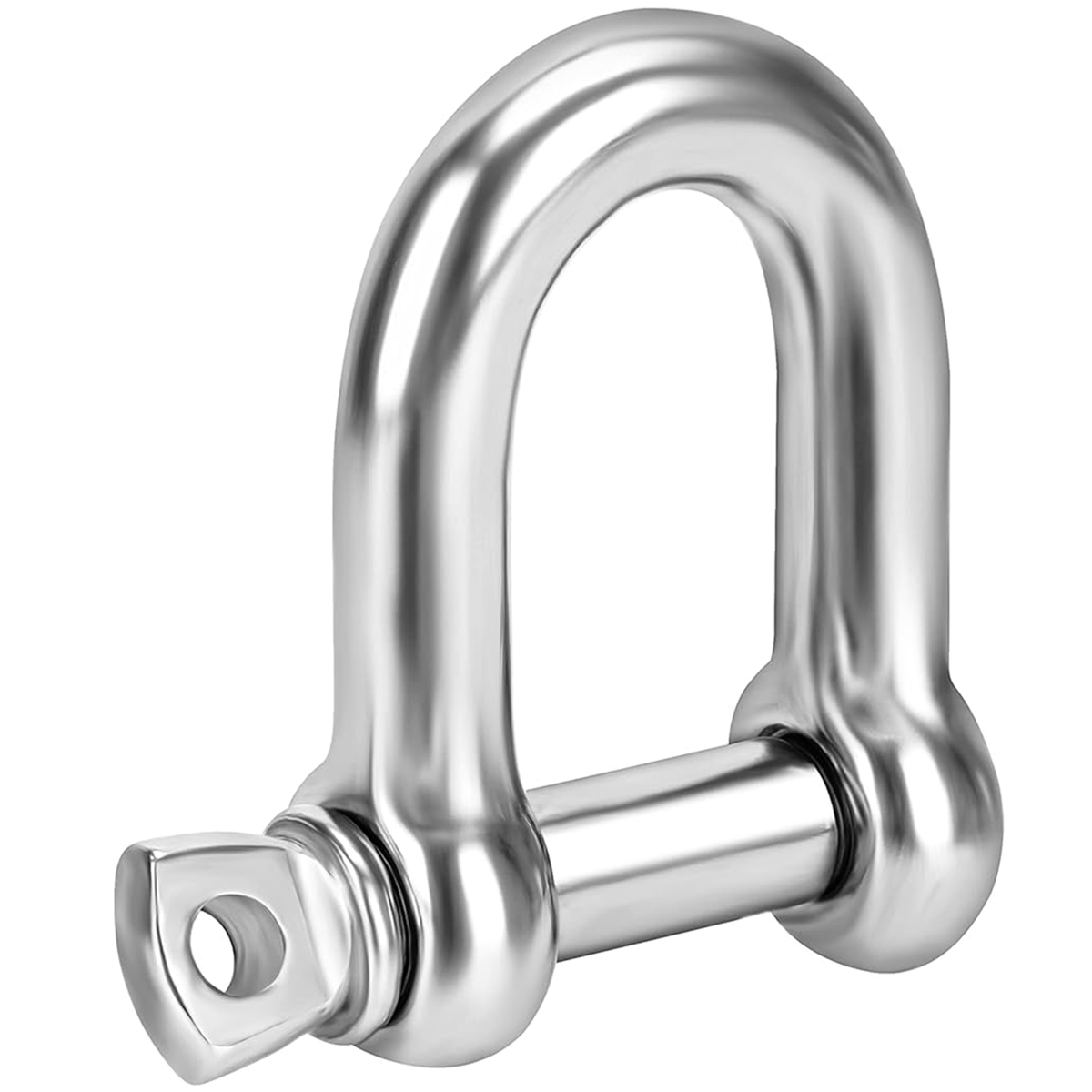 Heavy Duty Galvanised Steel D Shackles with Screw Pin Lock