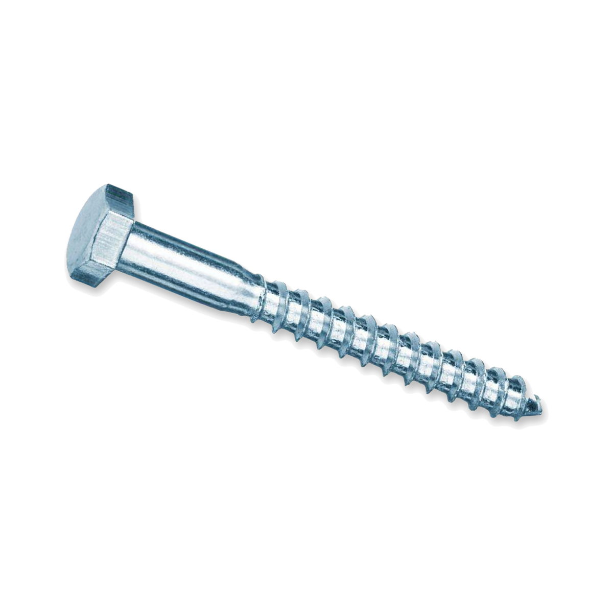 M10 (10mm) Hex Head Coach Screws - Heavy Duty BZP Timber Lag Bolts
