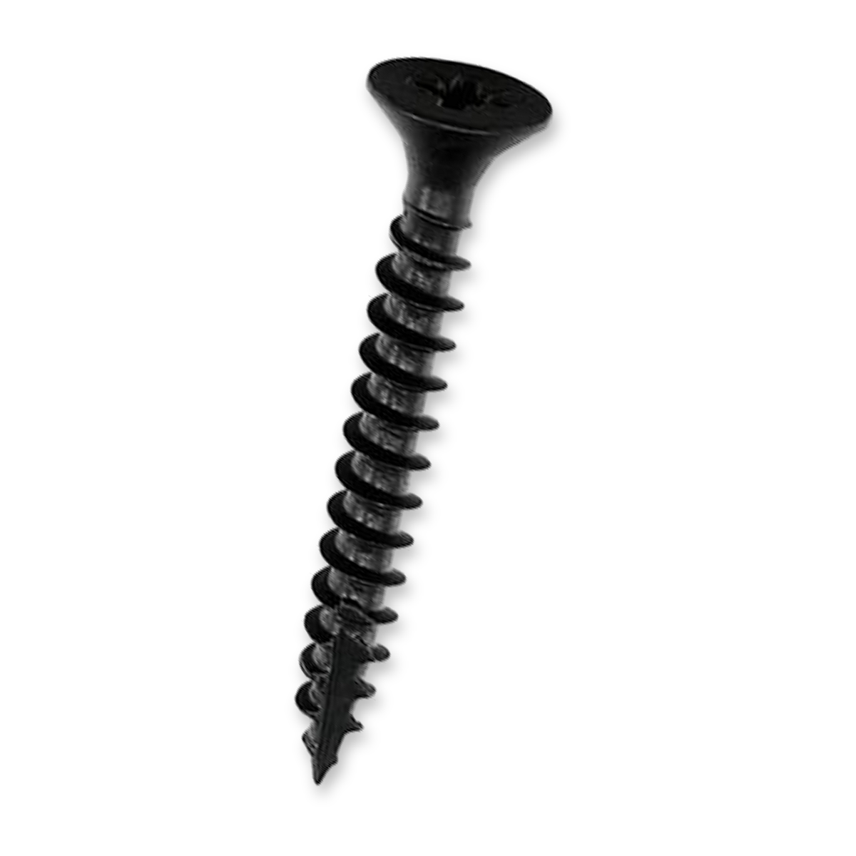 DIYUK Coarse Thread Drywall Screws, Black Phosphate, Bugle Head, PH2 Phillips Drive