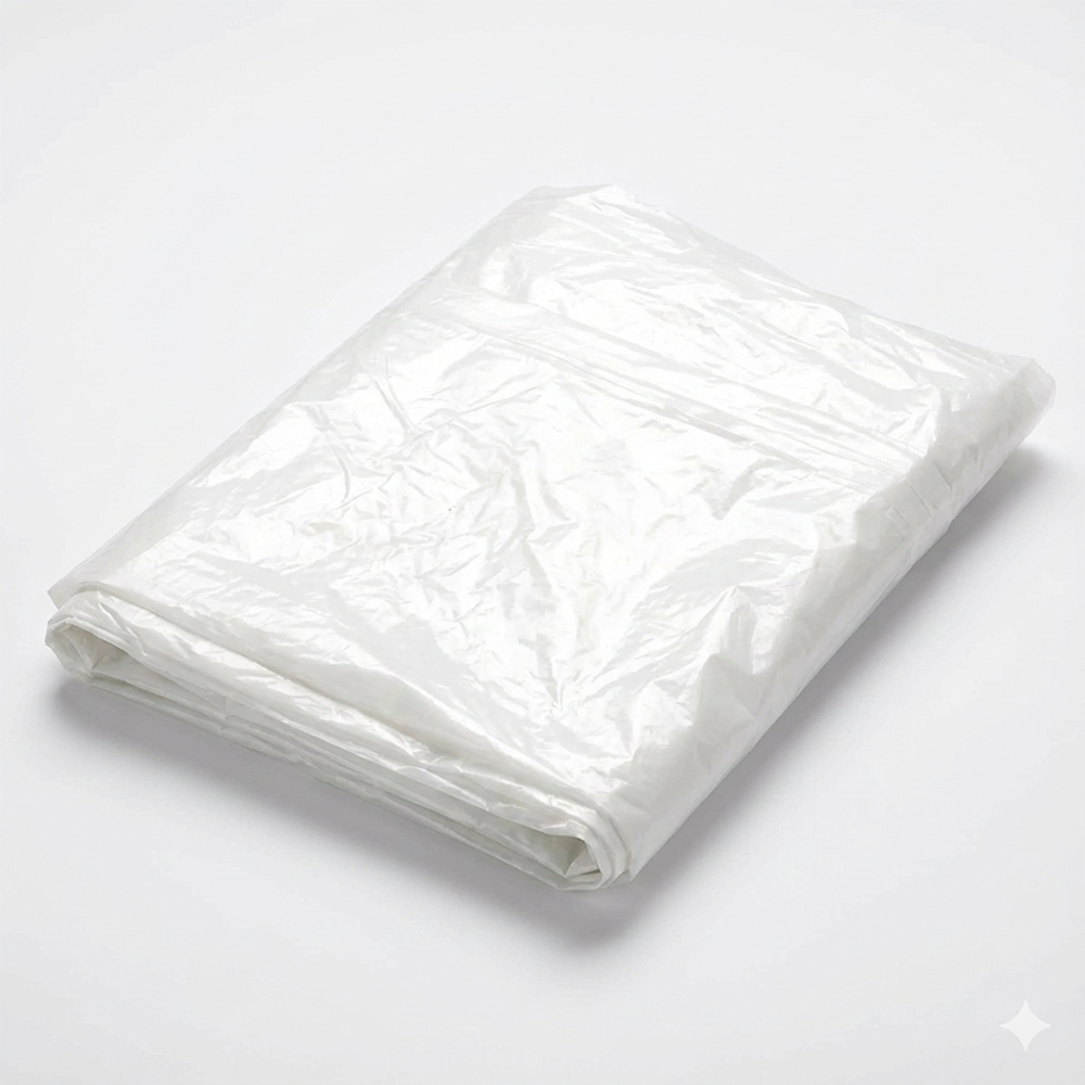 Large Polythene Dust Sheet 4m x 5m Plastic Decorating Cover Painting Waterproof