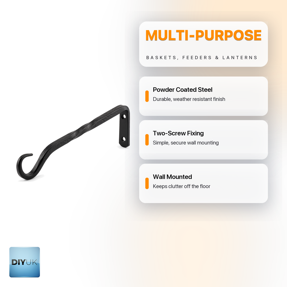 Black plant hook - DIYUK infographic