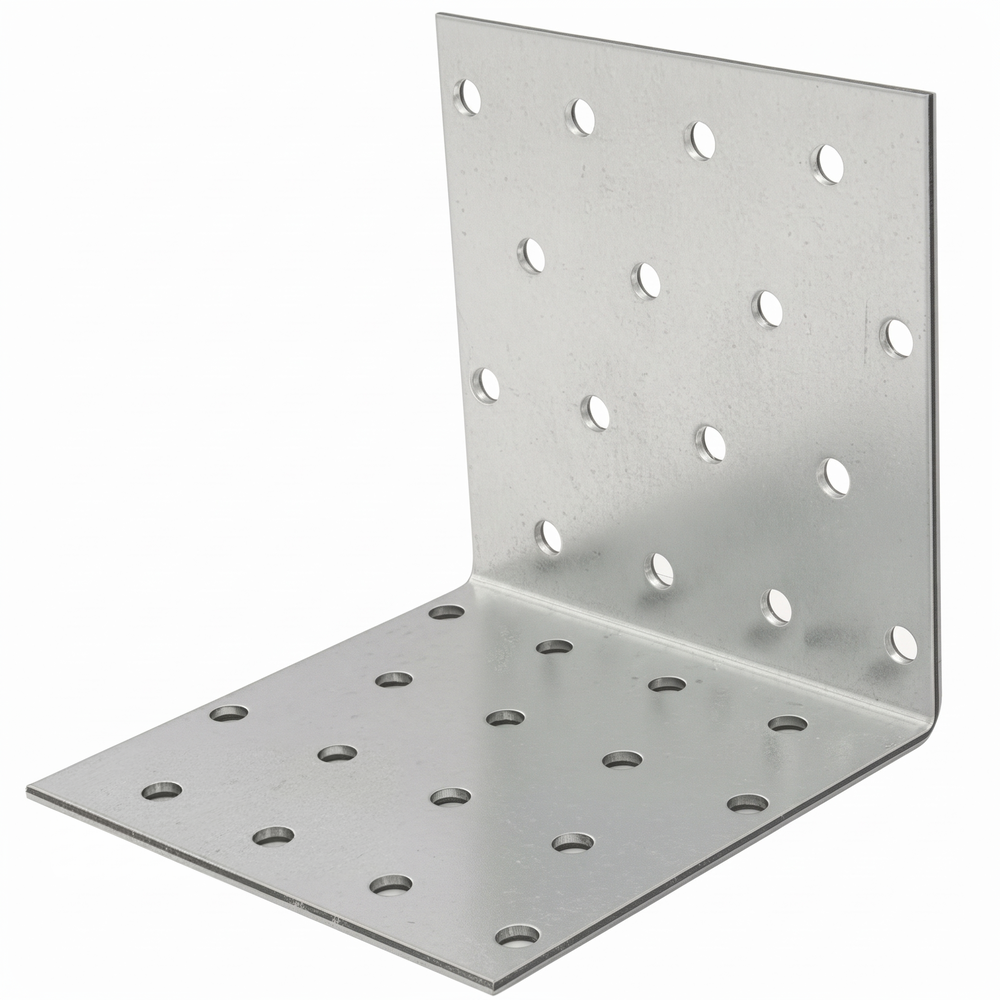 Heavy Duty Angle Brackets | 2mm Galvanised Steel L Corner Brace