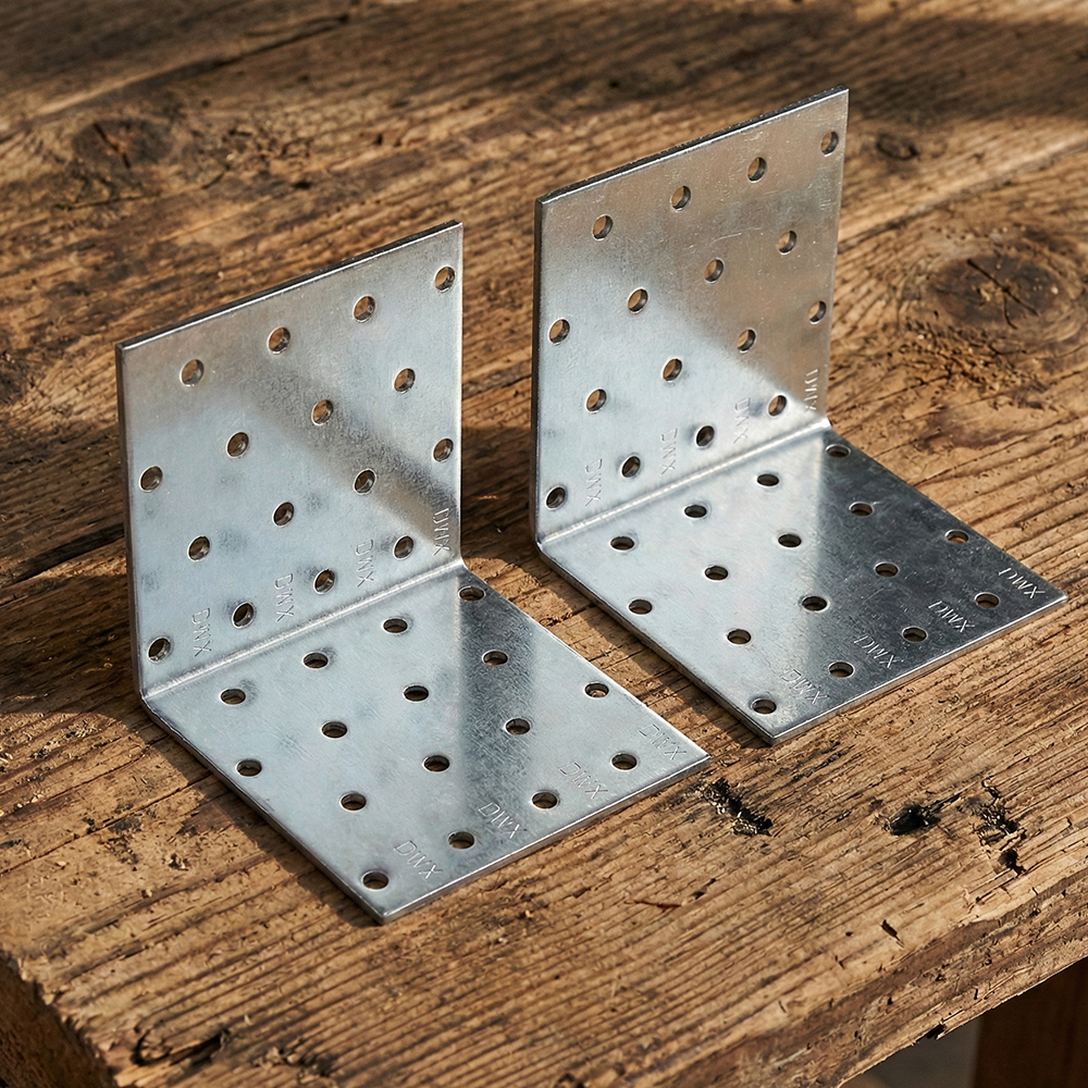 Heavy Duty Angle Brackets | 2mm Galvanised Steel L Corner Brace