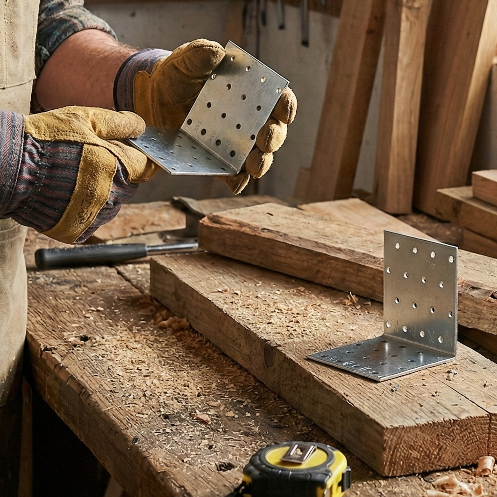 Heavy Duty Angle Brackets | 2mm Galvanised Steel L Corner Brace