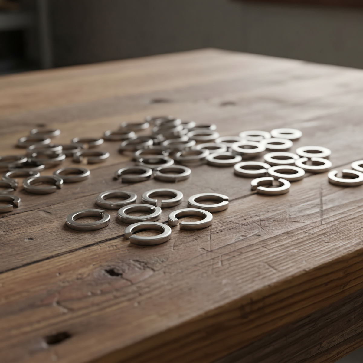 A2 stainless steel split lock spring washers DIN 127B - DIYUK
