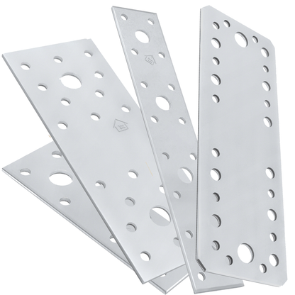 Flat Joining Metal Plates Brackets 2.5mm Galvanised Steel