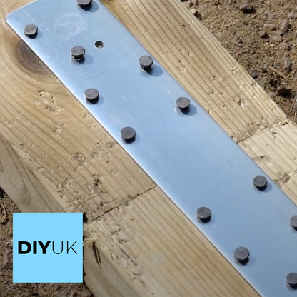 Flat Joining Metal Plates Brackets 2.5mm Galvanised Steel