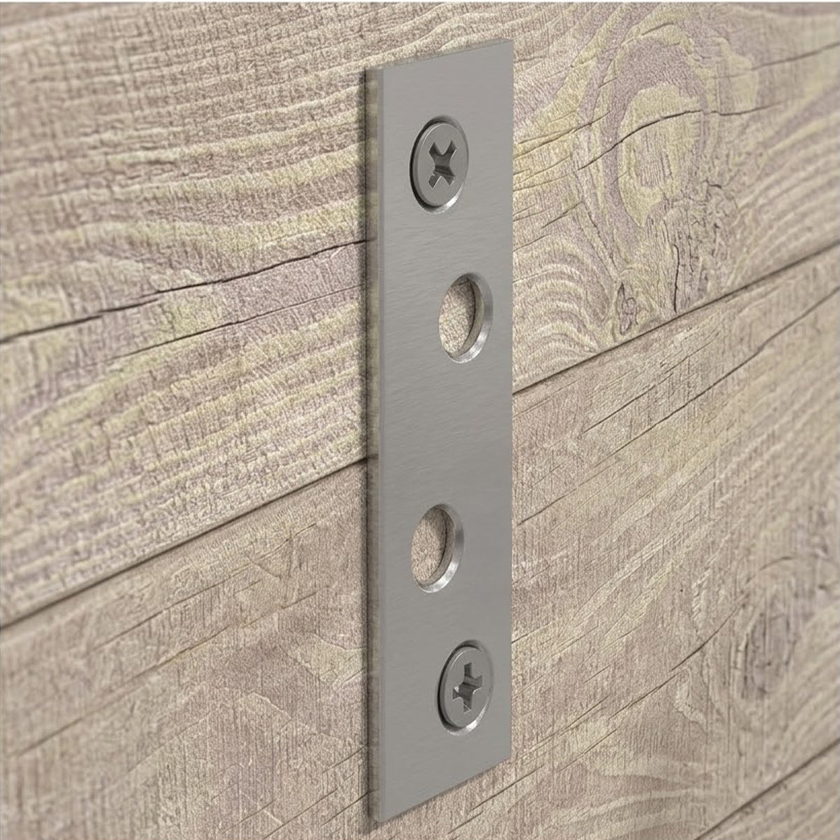 Galvanised narrow flat bracket mending plate