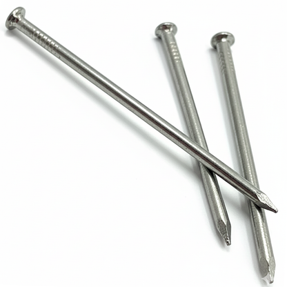 Galvanised Steel Round Head Nails | Heavy Duty Corrosion-Resistant for Outdoor
