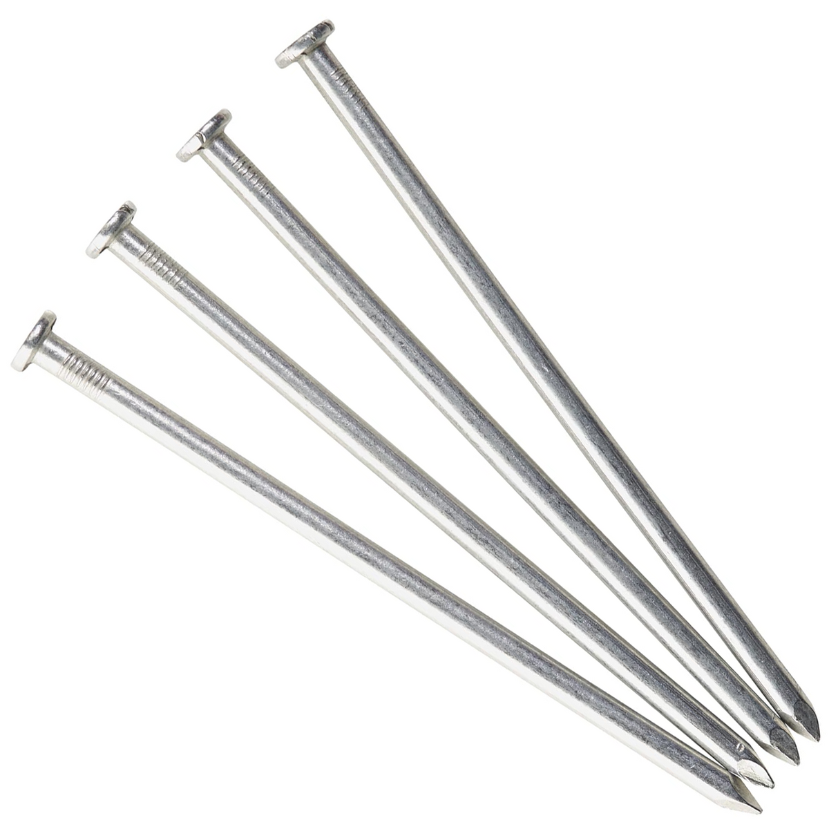 DIYUK Galvanised Zinc-Plated Round Head Nails for Wood, Corrosion Resistant for Outdoor Timber