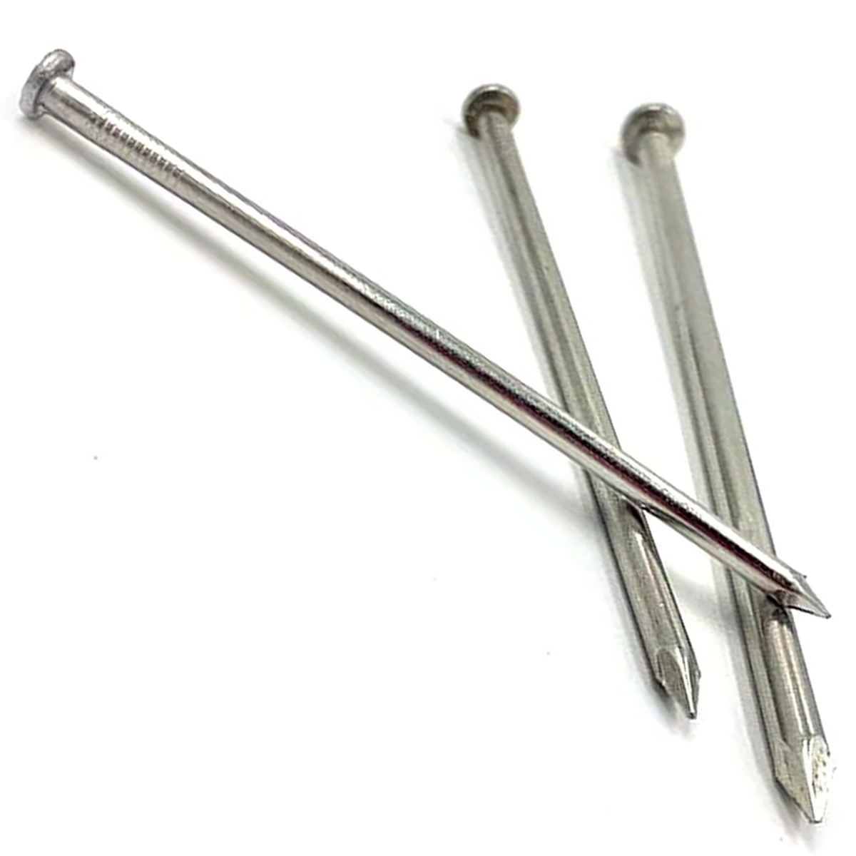 DIYUK Galvanised Zinc-Plated Round Head Nails for Wood, Corrosion Resistant for Outdoor Timber