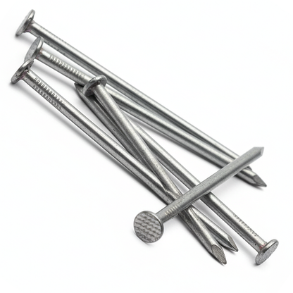 Galvanised Steel Round Head Nails | Heavy Duty Corrosion-Resistant for Outdoor