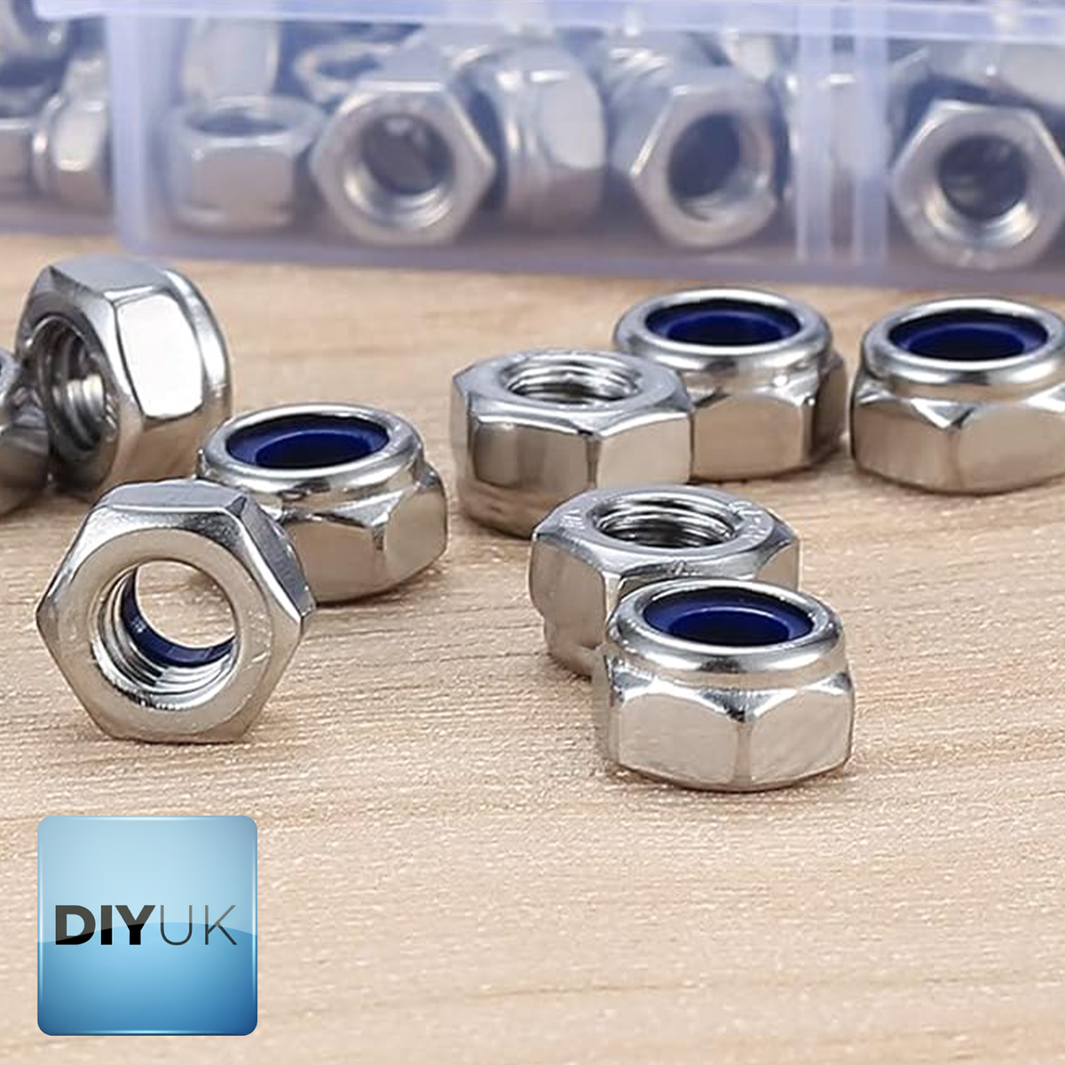 Nyloc Lock Nuts DIN 985 Zinc Plated Steel (M3-M24)