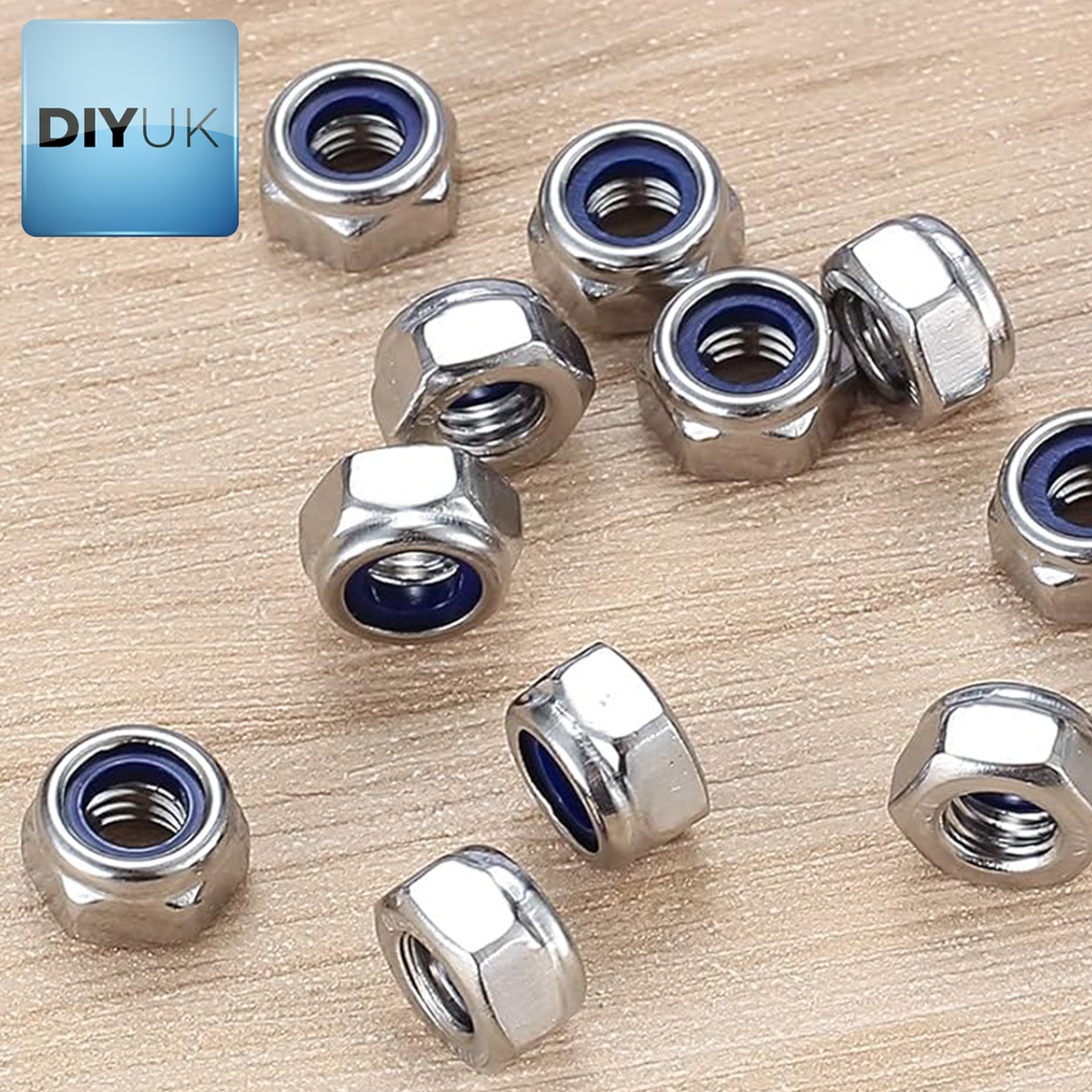 Nyloc Lock Nuts DIN 985 Zinc Plated Steel (M3-M24)