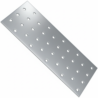 Heavy Duty Galvanised Steel Flat Mending Connecting Plate Joining Bracket