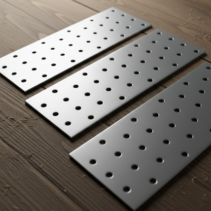 Heavy Duty Galvanised Steel Flat Mending Connecting Plate Joining Bracket