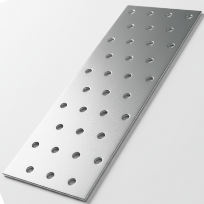 Heavy Duty Galvanised Steel Flat Mending Connecting Plate Joining Bracket