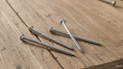 Galvanised Annular Ring Shank Nails | Bright Zinc Plated Steel for Outdoor Timber, Fencing, Decking & Roofing