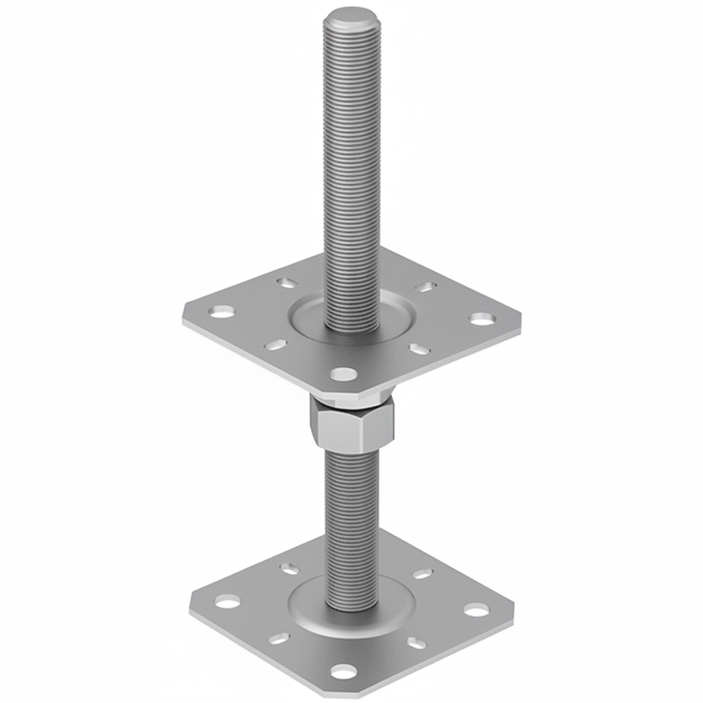 Fence Posts Repair Support Brackets Adjustable Bolt Down Fence Decking - DIYUK