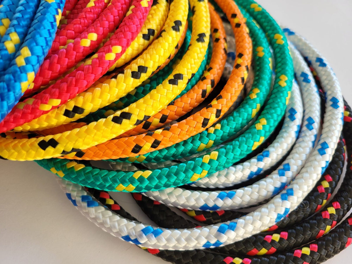 Braided polypropylene rope available in a range of colours