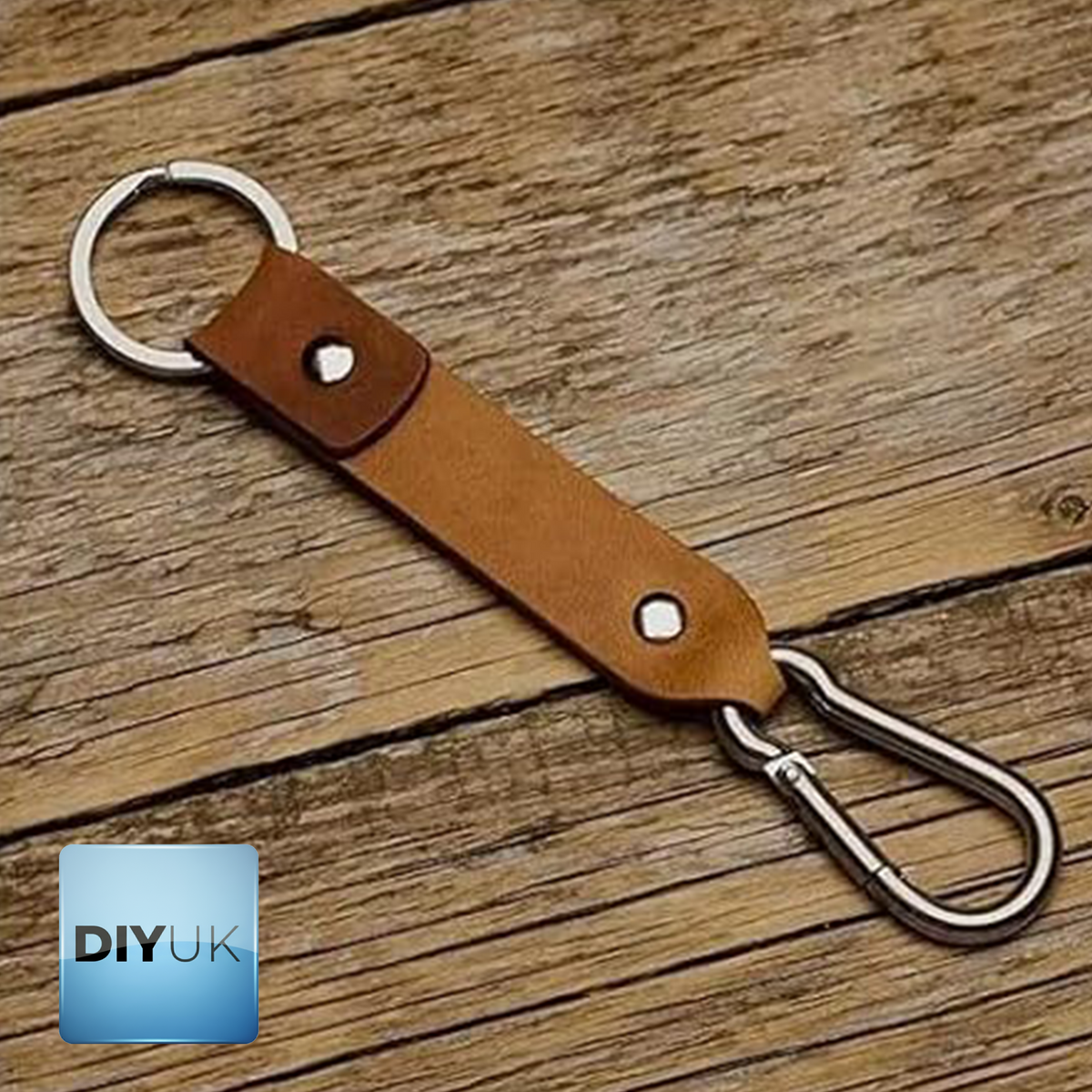 Heavy Duty Galvanised Zinc-Plated Steel Carabiner Snap Hook Clip (DIN 5299C)